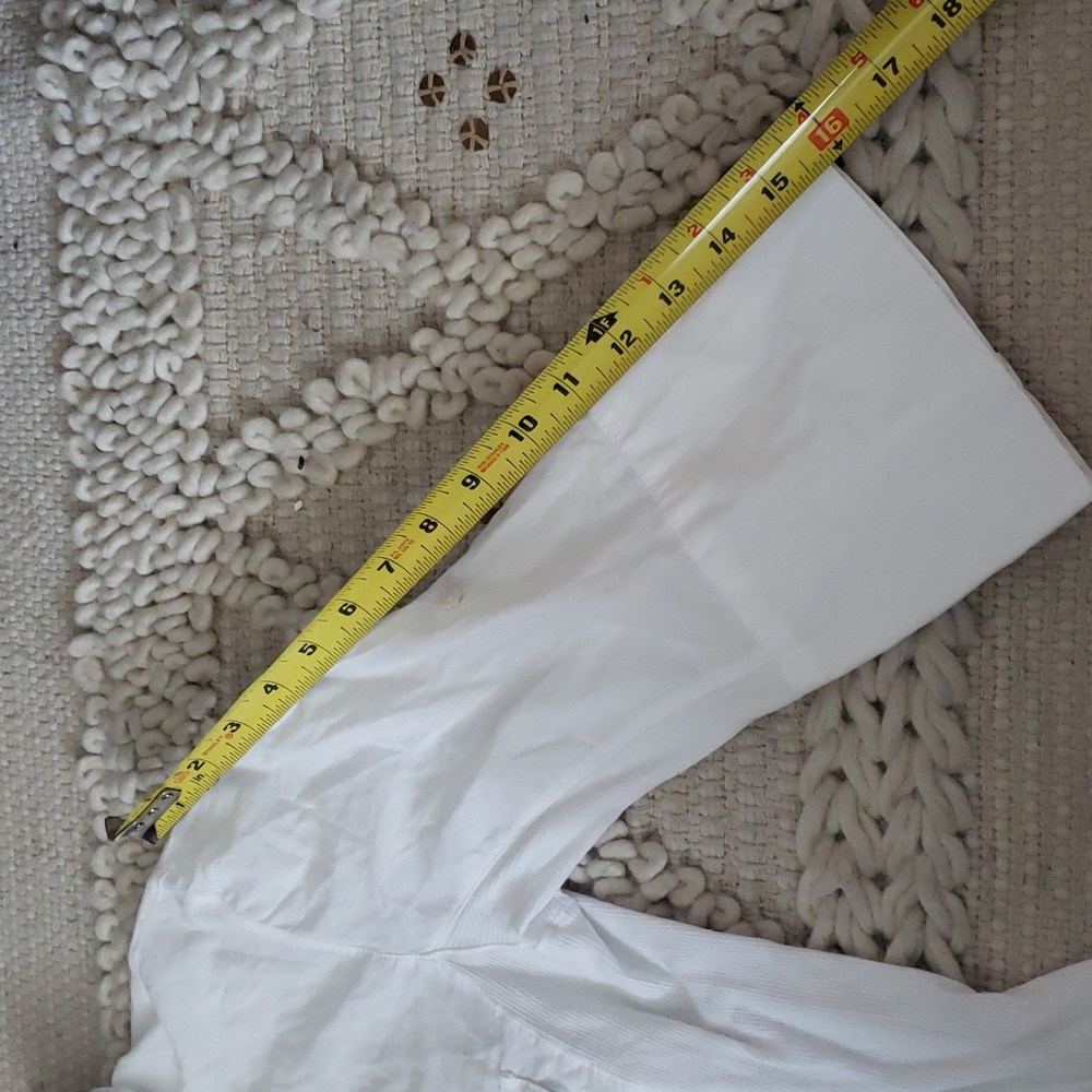 James Perse Crisp White Button-Down Shirt - Picture 8 of 15